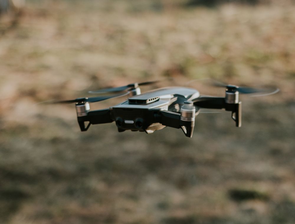 drone flying in the sky lcq48pr